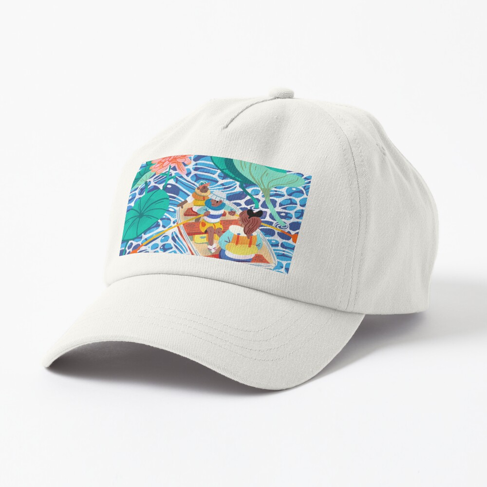 Boating amoung the lilies Cap