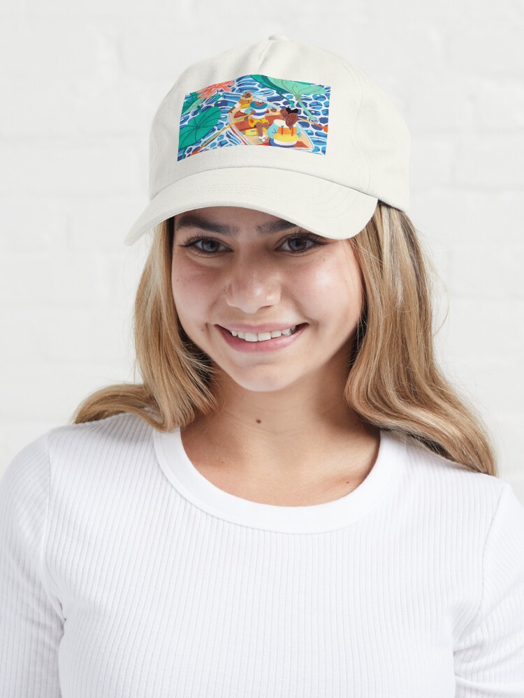 Alternate view of Boating amoung the lilies Cap