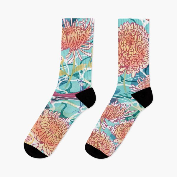 Item preview, Among the Chrysanthemums designed and sold by MilkandMomo.
