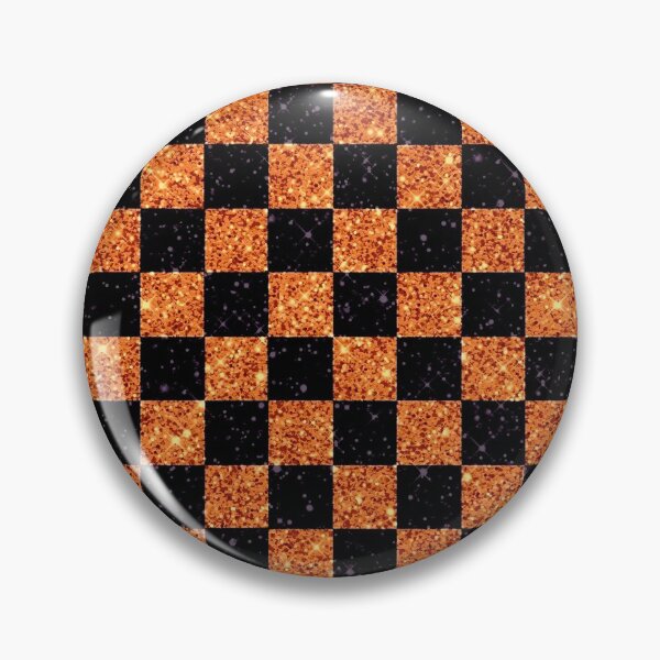 Item preview, halloween glitter checks Checkered pattern designed and sold by cutecrazytshirt.
