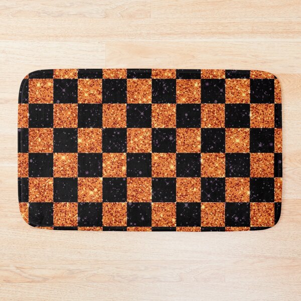 Item preview, halloween glitter checks Checkered pattern designed and sold by cutecrazytshirt.