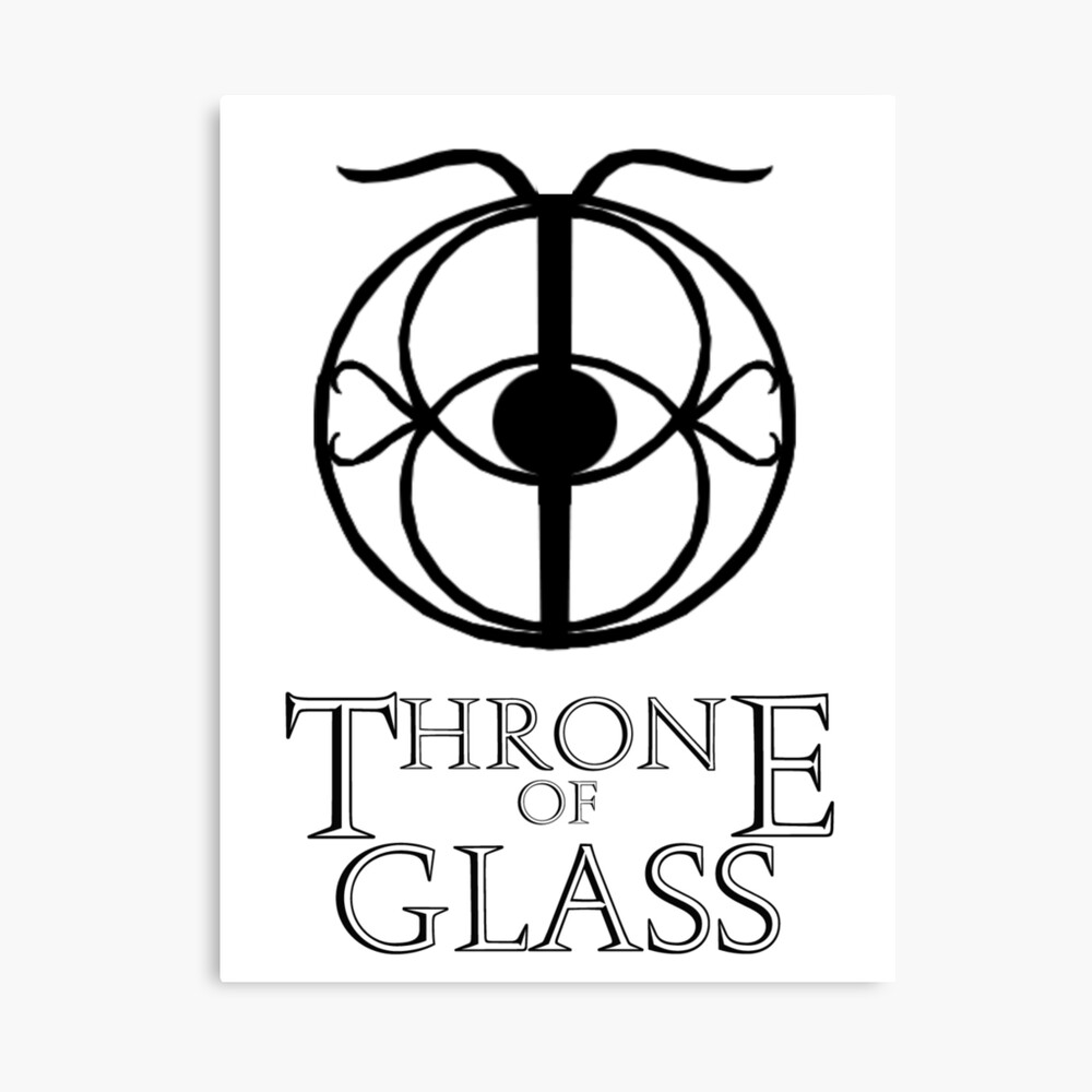 Thron Aus Glas Auge Von Elena Metallbild Von Onlybylaura Redbubble