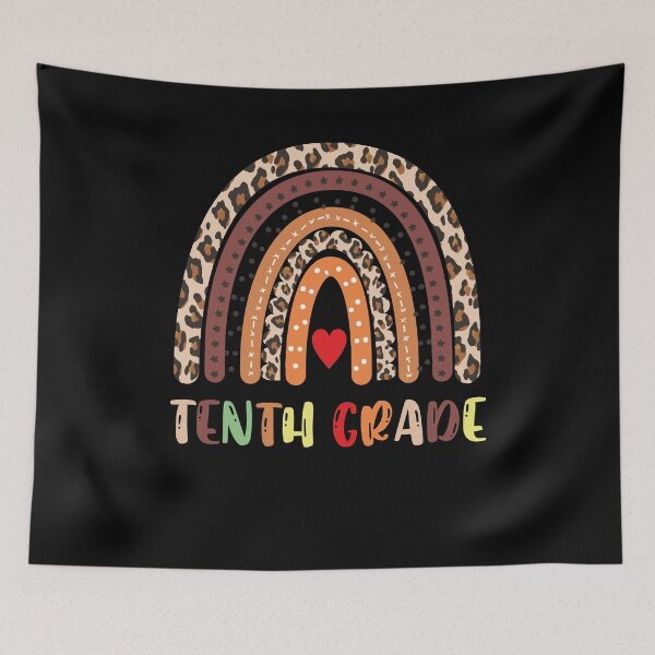 Item preview, Leopard Rainbow Tenth Grade Teacher First Day Of School designed and sold by Tatus Brinal.