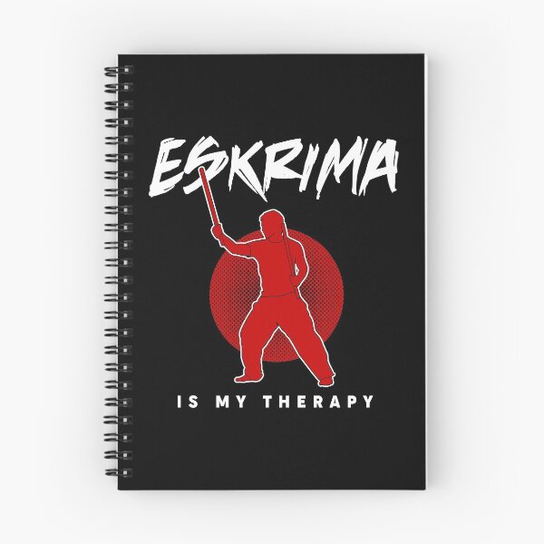 Item preview, Eskrima Is My Therapy Arnis Kali Fighting Quote design designed and sold by jakehughes2015.