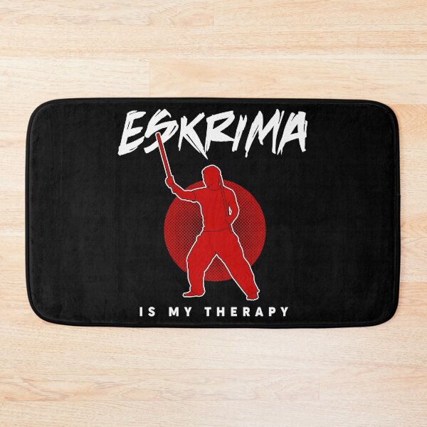 Item preview, Eskrima Is My Therapy Arnis Kali Fighting Quote design designed and sold by jakehughes2015.