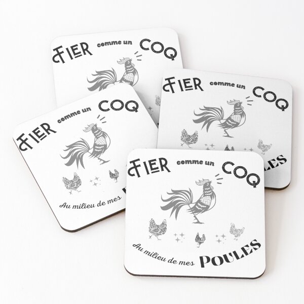 Aperçu de l'œuvre Fier comme un coq au milieu de mes poules créée et vendue par poulesaujardin.