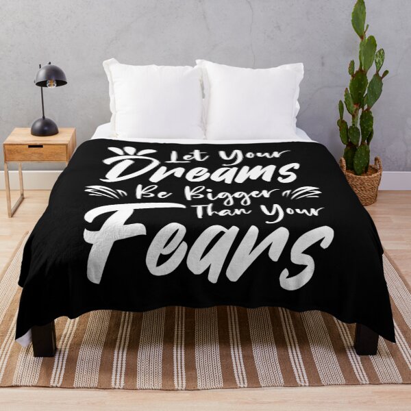 Item preview, Let Your Dreams Be Bigger Than Your Fears Motivational Quote designed and sold by Dexter Freeman.