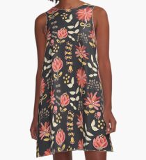 Wild Foliage A-Line Dress