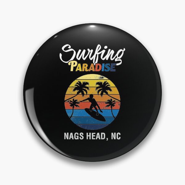 Item preview, Nags Head Surfing Paradise Beach Vacation design designed and sold by jakehughes2015.
