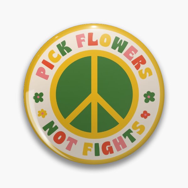 Item preview, PICK FLOWERS NOT FIGHTS designed and sold by asymmetrickid.