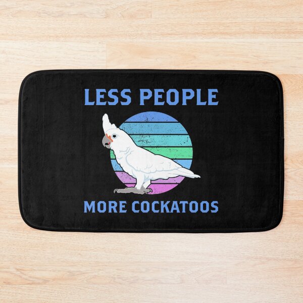 Item preview, Less People Parrot Lover Goffin Cockatoo graphic designed and sold by jakehughes2015.