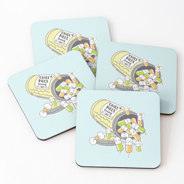 Item preview, chill pills cute pills cartoon designed and sold by princessmi-com.