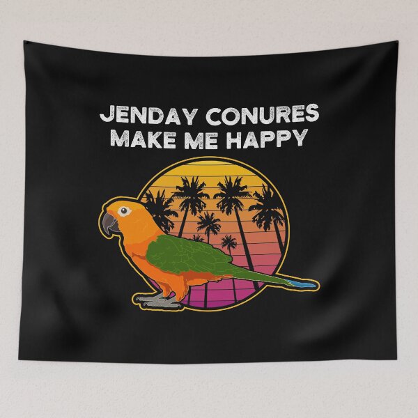Item preview, Happy Parrotlet Owner Jenday Conure graphic designed and sold by jakehughes2015.