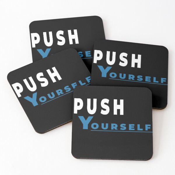 Item preview, push yourself motivational designed and sold by twobillion.