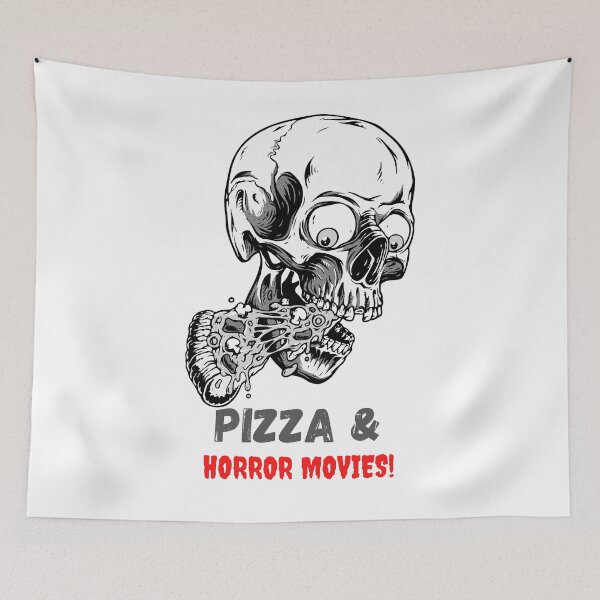Item preview, I Just Want To Eat Pizza And Watch Horror Movies designed and sold by bahicharafe.