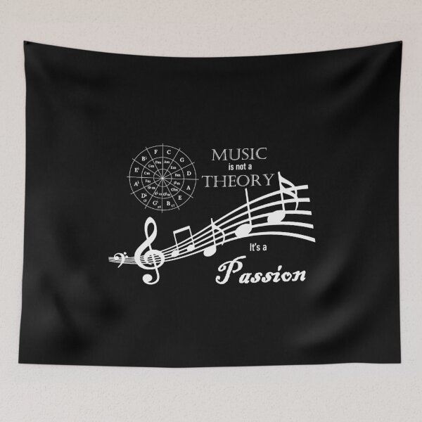 Item preview, Music is NOT a Theory, It's a Passion! designed and sold by wravelo.