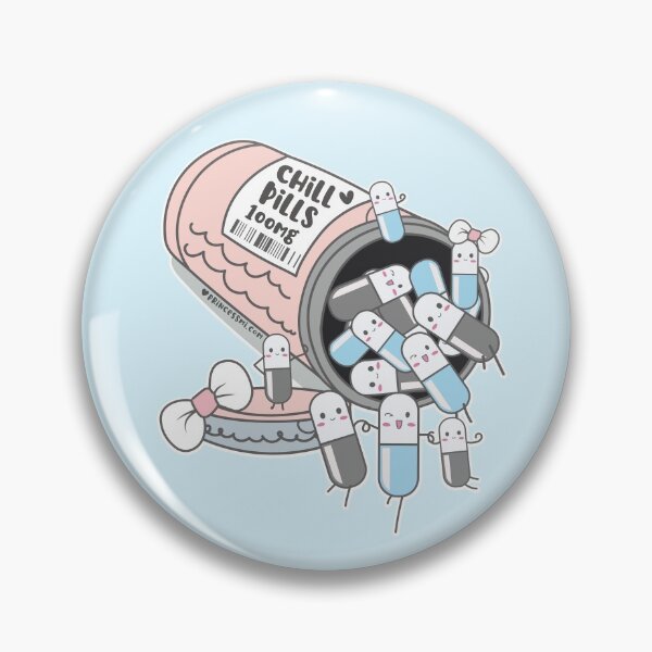 Item preview, chill pills cute pills cartoon designed and sold by princessmi-com.