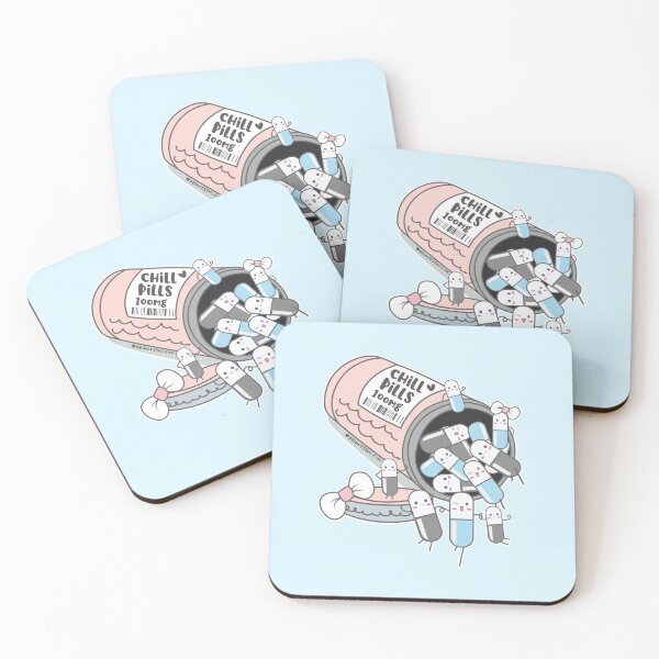 Item preview, chill pills cute pills cartoon designed and sold by princessmi-com.