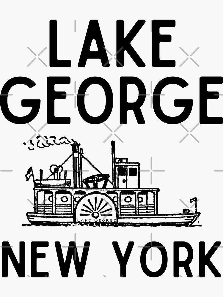 "Lake Steamboat" Sticker by JosephTHooper Redbubble