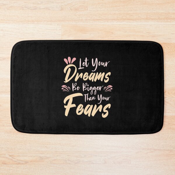Item preview, Let Your Dreams Be Bigger Than Your Fears Colorful Motivational Quote designed and sold by Dexter Freeman.