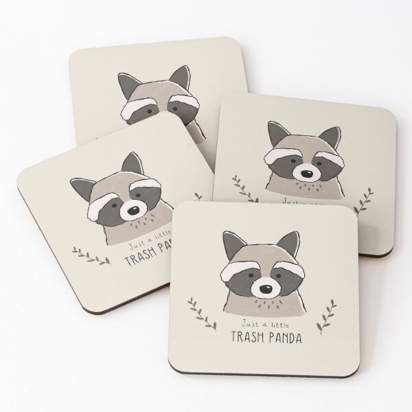 Item preview, Just a little trash panda raccoon sticker pack designed and sold by Sophieeeeehu.