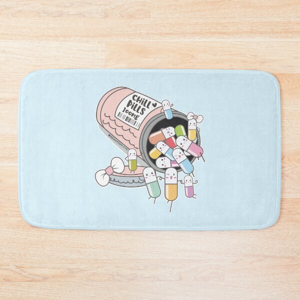 Item preview, chill pills cute pills cartoon designed and sold by princessmi-com.