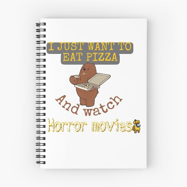 Item preview, I Just Want To Eat Pizza And Watch Horror Movies  designed and sold by ShopDisct.