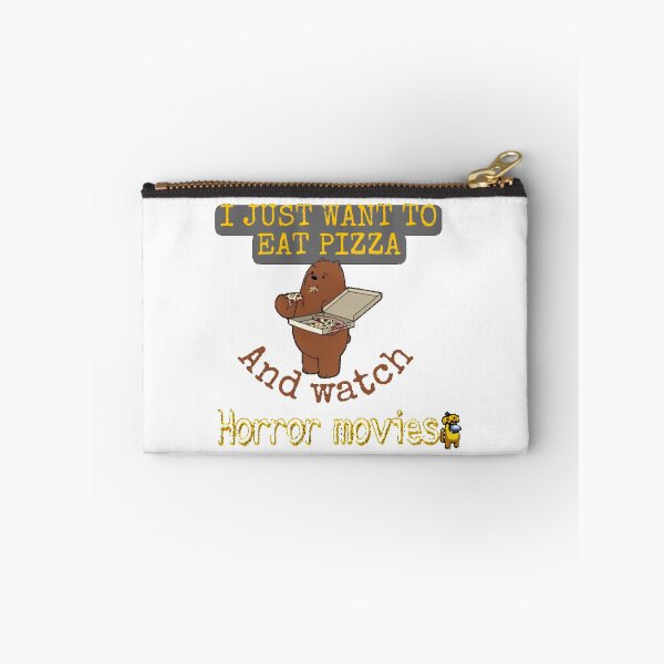 Item preview, I Just Want To Eat Pizza And Watch Horror Movies  designed and sold by ShopDisct.