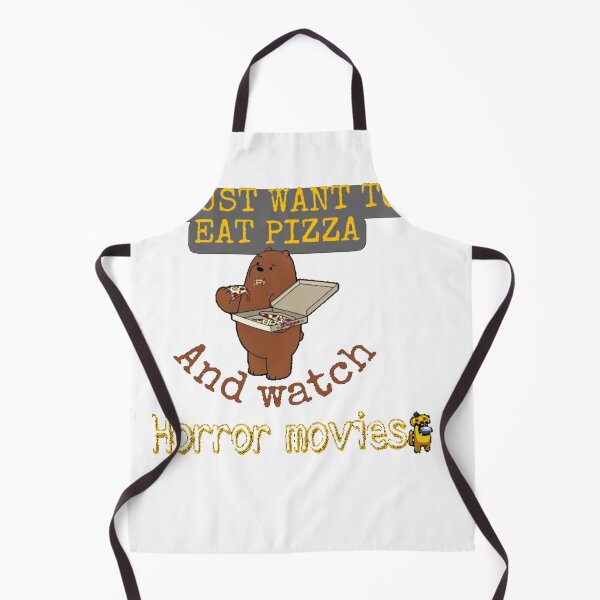 Item preview, I Just Want To Eat Pizza And Watch Horror Movies  designed and sold by ShopDisct.