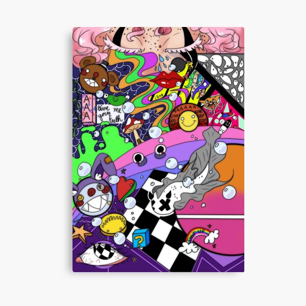 Cartoon Collage Canvas Prints for Sale | Redbubble