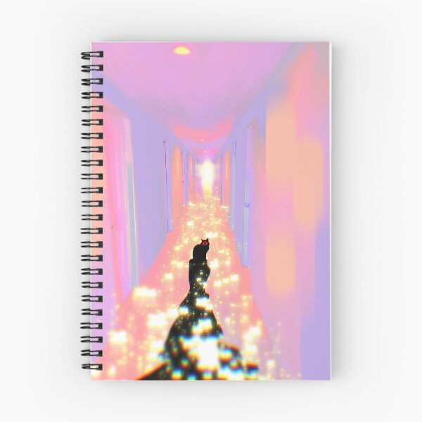 Item preview, Creepy cat in an aesthetic hallway with pretty  designed and sold by Argodeon.