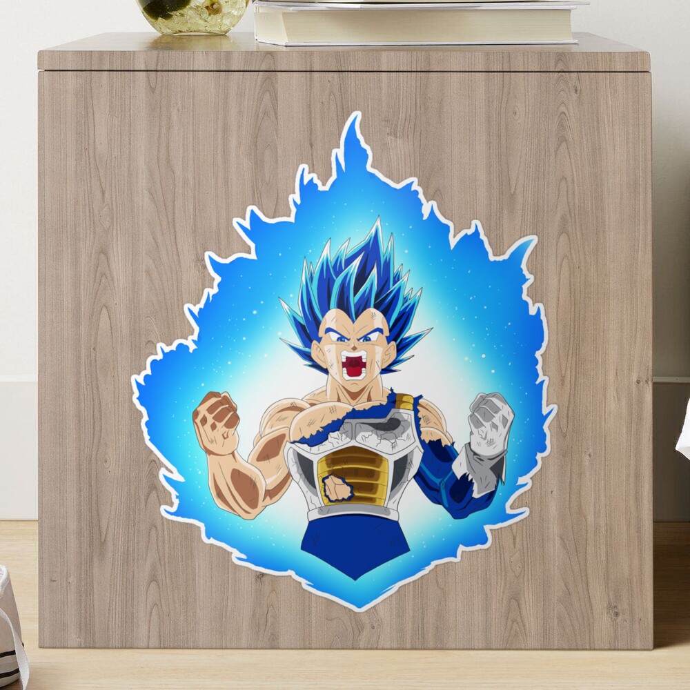 Super Saiyan Blue Evolution Vegeta Sticker – sevenstarperlers