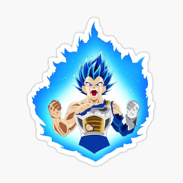 Super Saiyan Blue Evolution Gogeta Sticker – sevenstarperlers