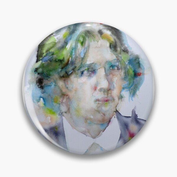 Item preview, OSCAR WILDE - watercolor portrait.13 designed and sold by lautir.