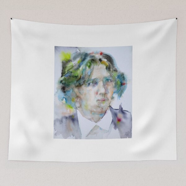 Item preview, OSCAR WILDE - watercolor portrait.13 designed and sold by lautir.