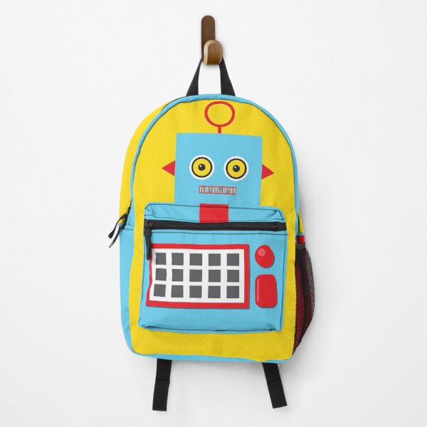 Item preview, Retro Toy Robot Cartoon Characters designed and sold by HotHibiscus.