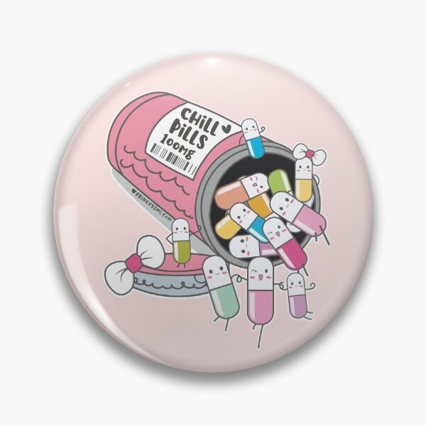 Item preview, chill pills cute pills cartoon designed and sold by princessmi-com.