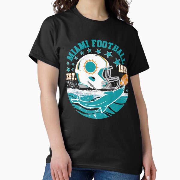 Item preview, Miami Est 1966 Football Helmet Novelty Dolphin Sports designed and sold by bucktundBr.
