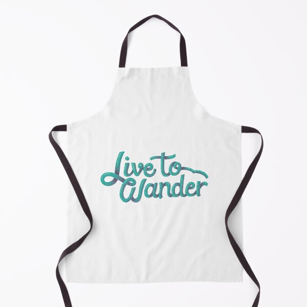 Item preview, live to wander typography sticker designed and sold by Priya Mishra.