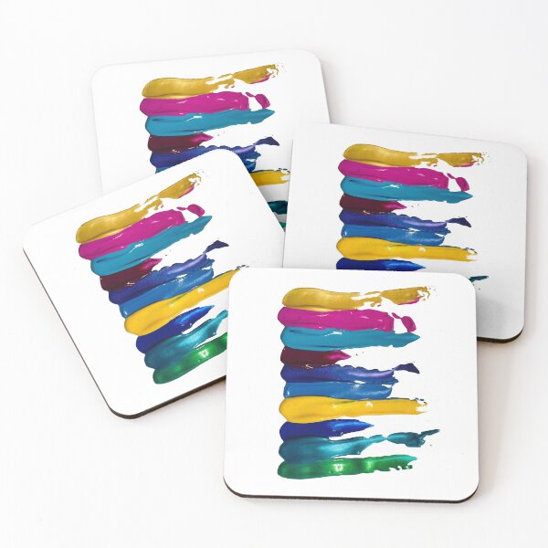Item preview, Colorful Abstract Paint Swipe Artwork Titled Swipe Right designed and sold by Adelle Smith.
