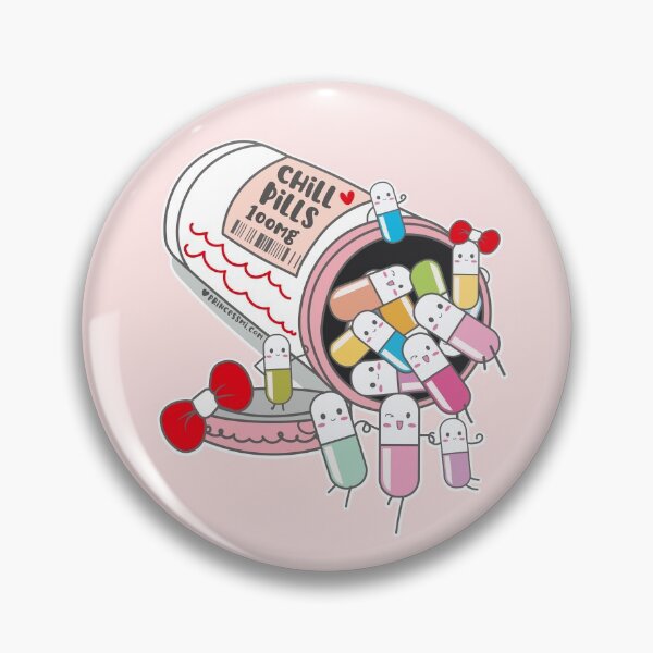 Item preview, chill pills cute pills cartoon designed and sold by princessmi-com.