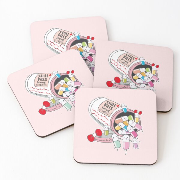 Item preview, chill pills cute pills cartoon designed and sold by princessmi-com.