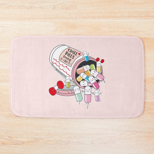 Item preview, chill pills cute pills cartoon designed and sold by princessmi-com.