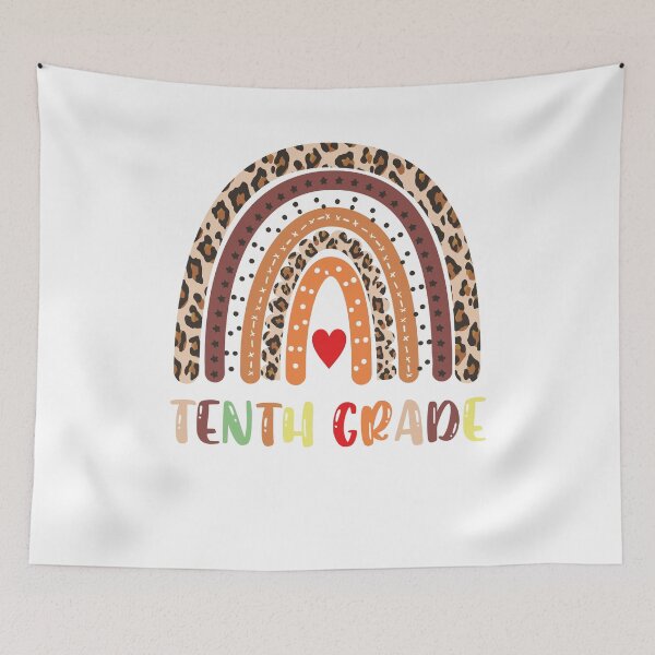 Item preview, Leopard Rainbow Tenth Grade Teacher First Day Of School designed and sold by Tatus Brinal.