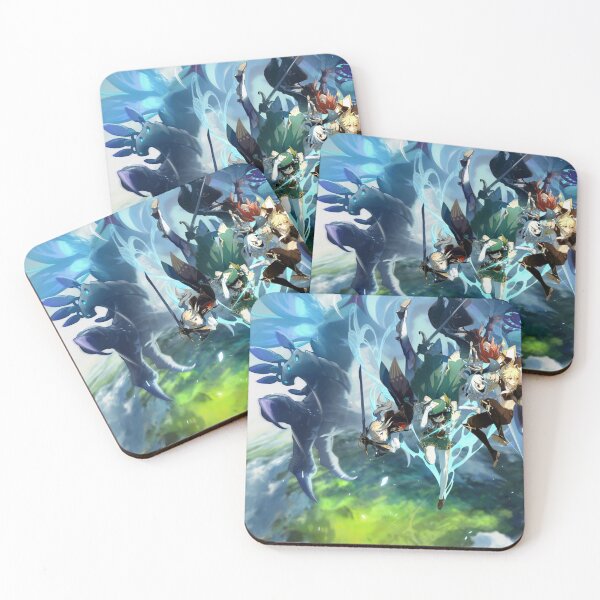 Item preview, genshin impact designed and sold by bassredbubble.
