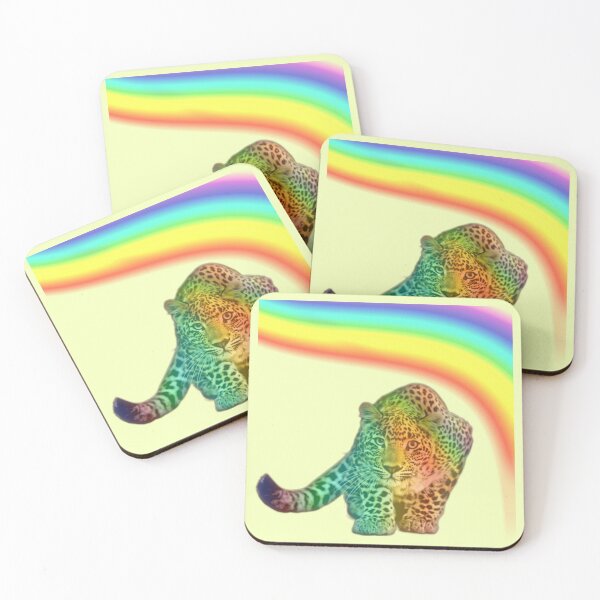 Item preview, Rainbow With Leopard Art Design designed and sold by Zareen Sayyed.