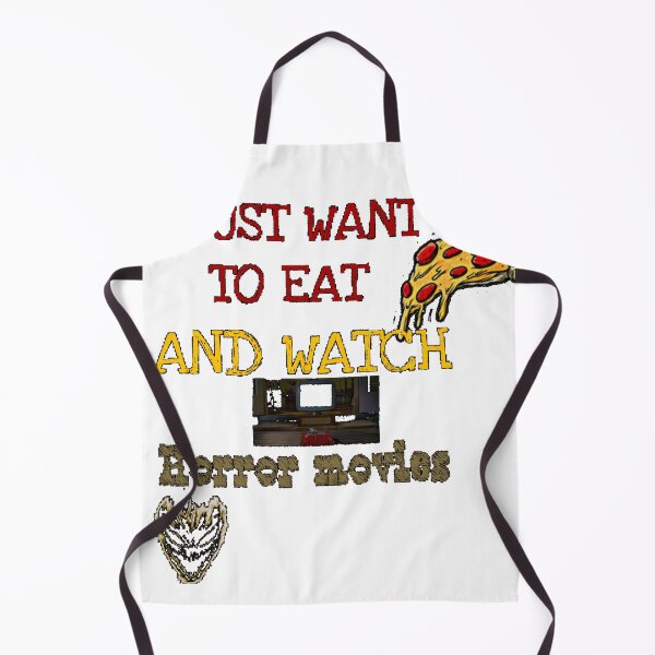 Item preview, I Just Want To Eat Pizza And Watch Horror Movies designed and sold by ShopDisct.