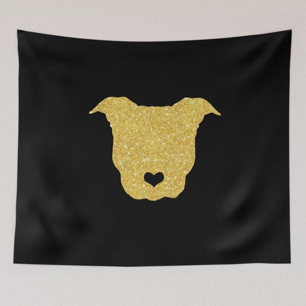 Item preview, Pitbull Mom Gold Glitter designed and sold by shirtscom.