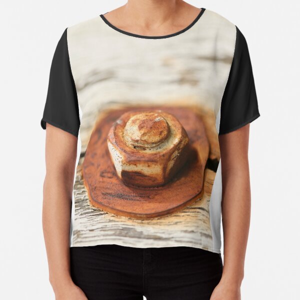 Natural Oxidisation Chiffon Top