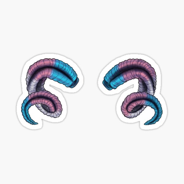 Trans Horns Sticker